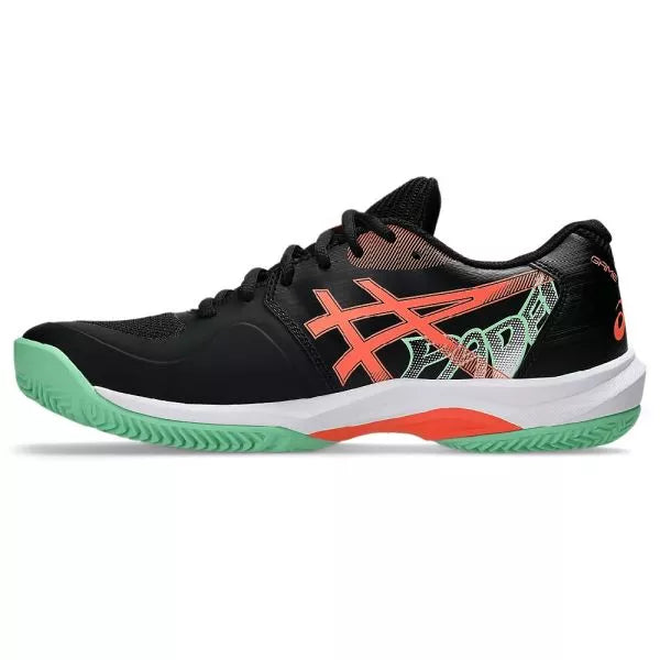 ASICS Game FF Padel Men's Shoe - Black & Vivid Coral