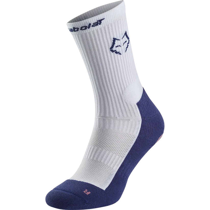 Babolat Mid-Calf Socks Juan Lebrón Unisex White