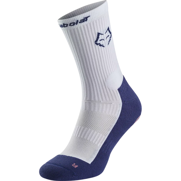 Babolat Mid-Calf Socks Juan Lebrón Unisex White