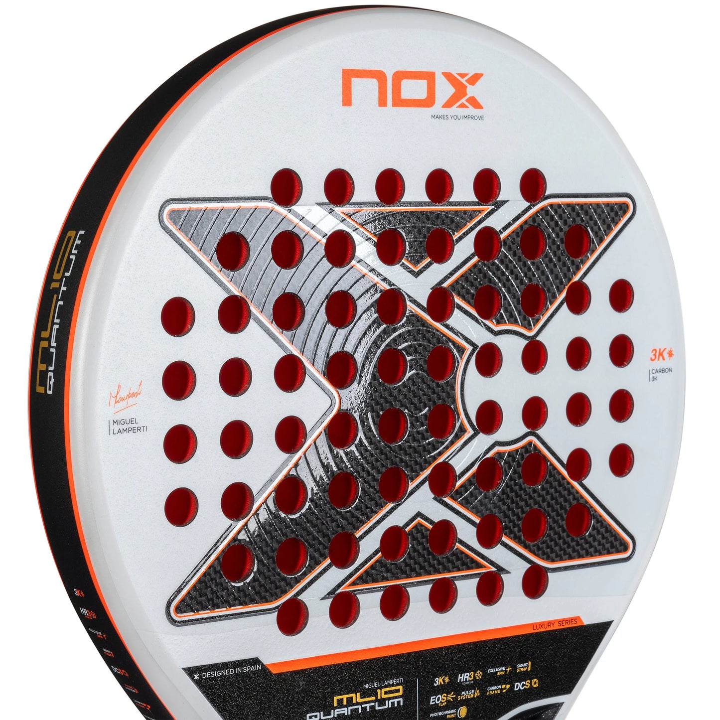 NOX ML10 Quantum 3K Miguel Lamperti Padel racket