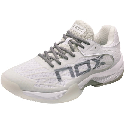 NOX AT10 LUX White/Grey Padel Shoes