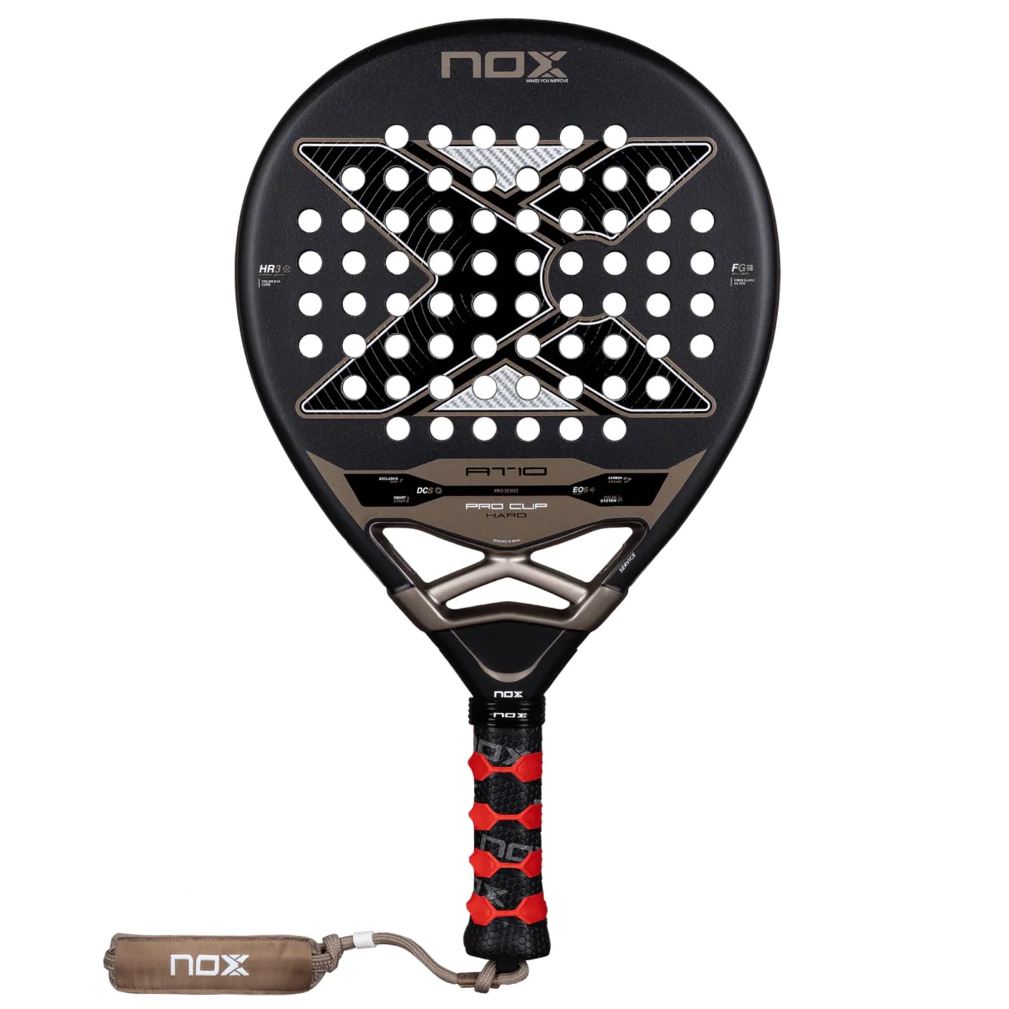 NOX AT10 Pro Cup HARD by Agustín Tapia 2026 Padel Racket