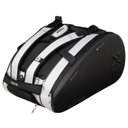 NOX LUXURY MASTER SERIES BLACKWHITE PADEL RACK BAG
