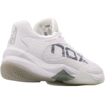 NOX AT10 LUX White/Grey Padel Shoes