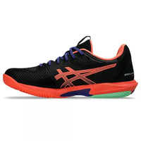 ASICS Solution Speed FF 3 Men's Padel Shoe - Black & Vivid Coral