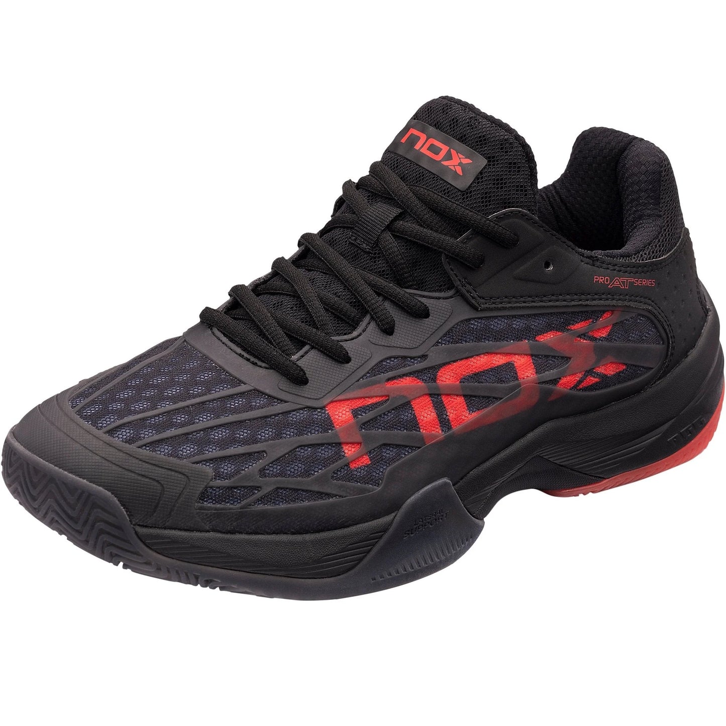 NOX AT10 LUX Black/Red Padel Shoes