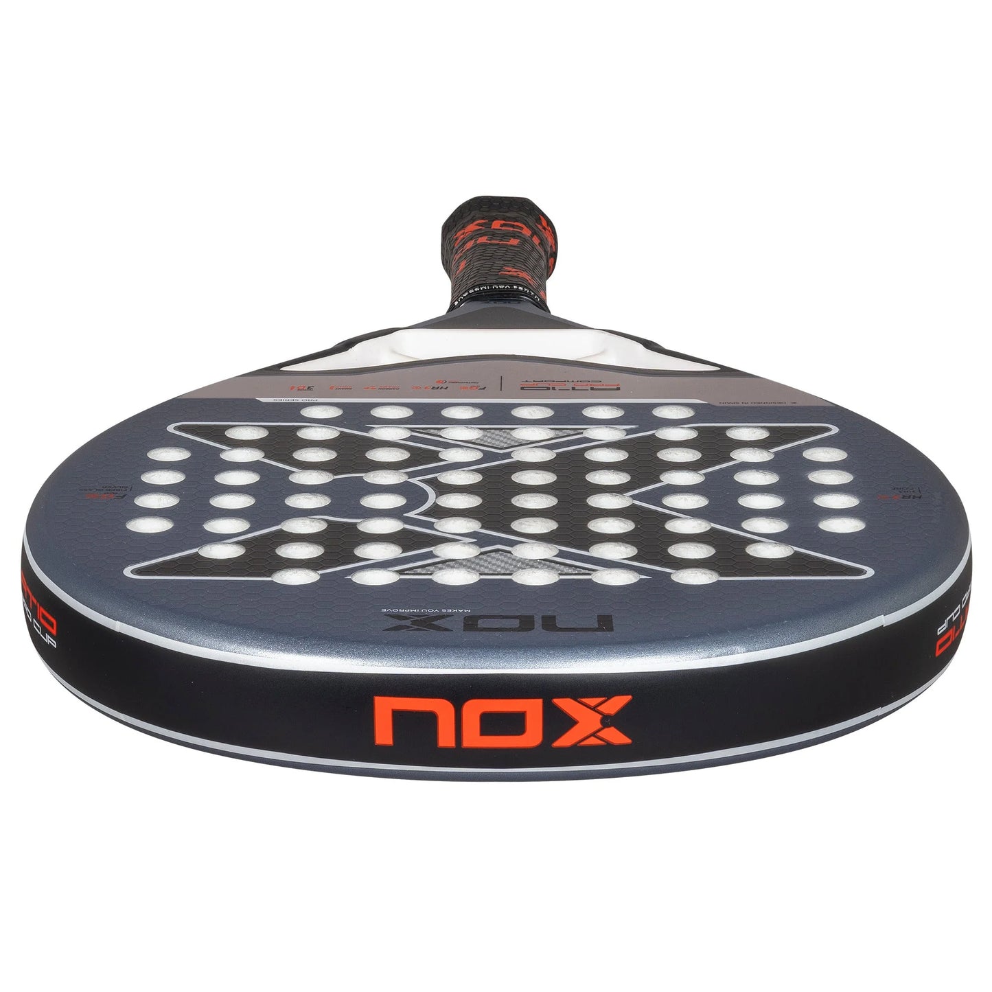 NOX AT10 Pro Cup Comfort Padel Racket by Augstin Tapia
