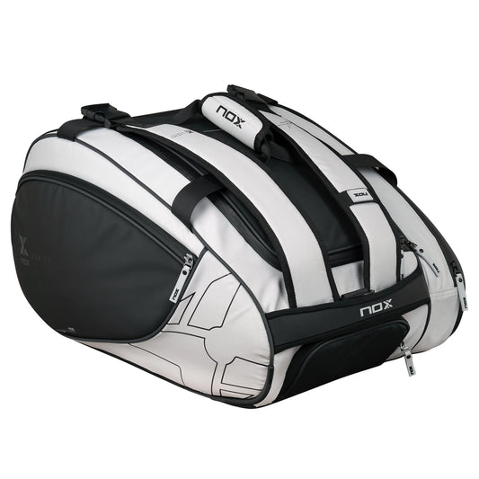 NOX LUXURY MASTER SERIES BLACKWHITE PADEL RACK BAG