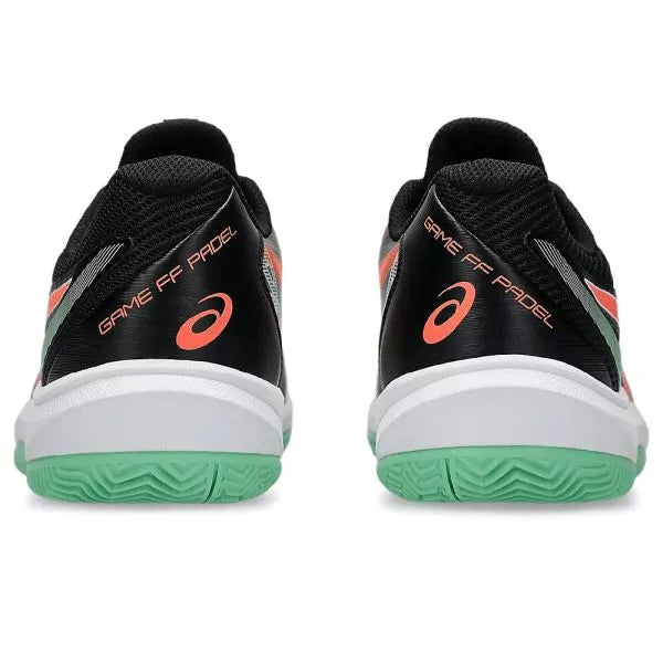 ASICS Game FF Padel Men's Shoe - Black & Vivid Coral