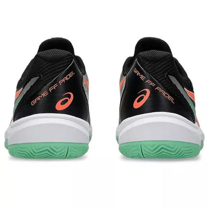 ASICS Game FF Padel Men's Shoe - Black & Vivid Coral