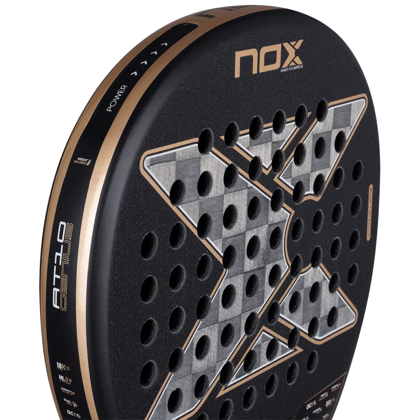 NOX AT10 Luxury Genius 18K Alum by Agustín Tapia 2026 Padel Racket