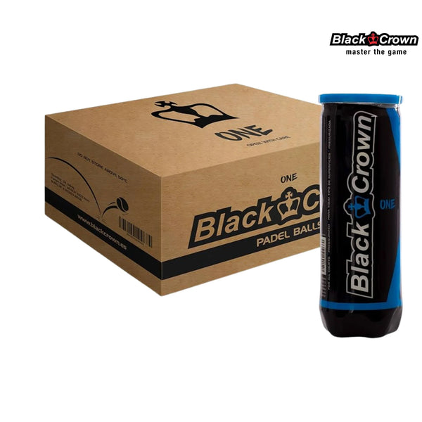 Black Crown One Padel Ball-Carton(24 Cans)