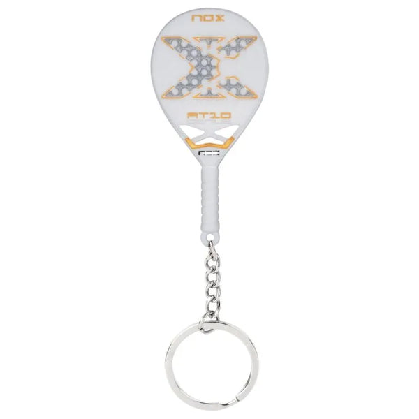 Nox AT10 12K 2026 Mini Racket Keychain White