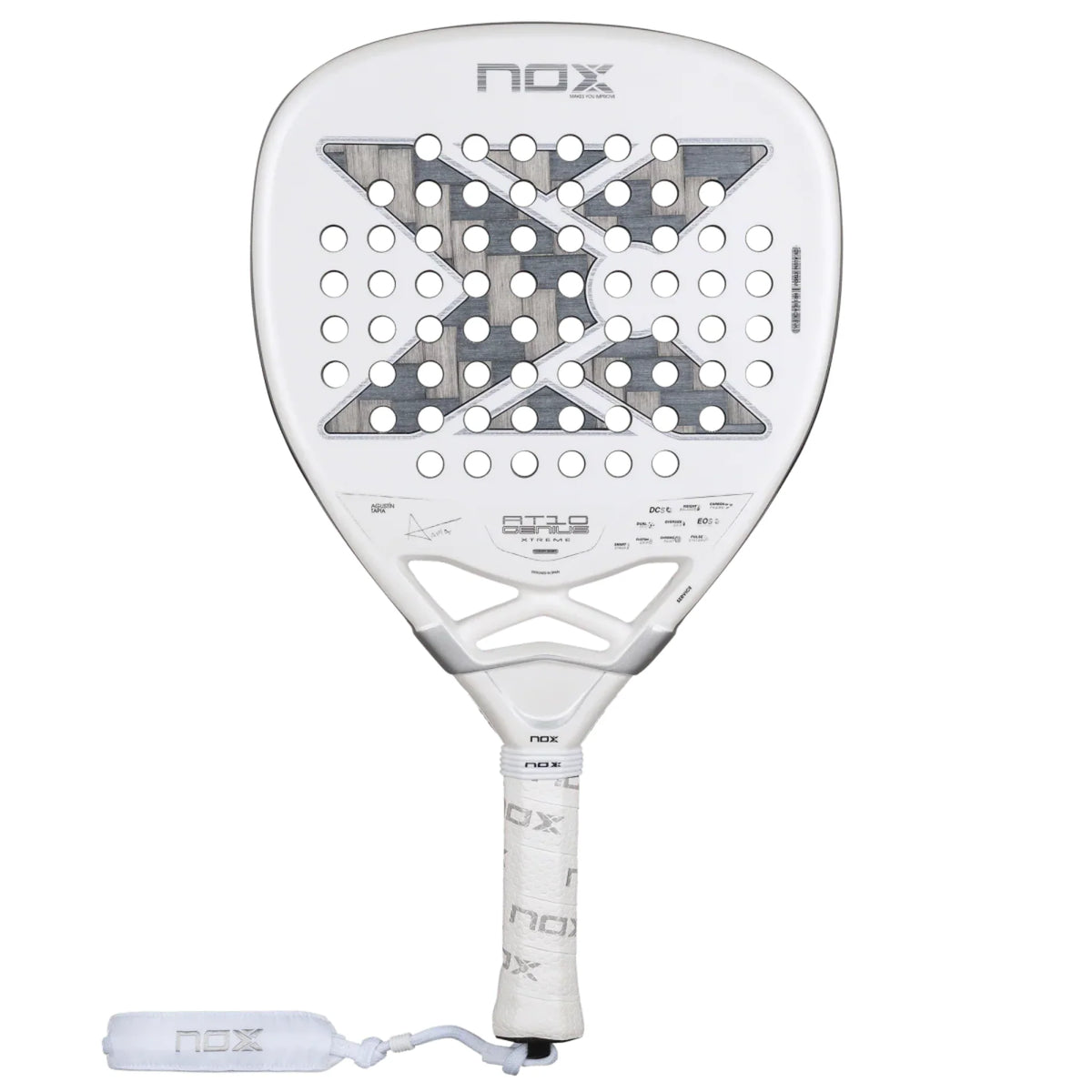 NOX AT10 Luxury Genius Attack 12K Alum XTREM by Agustín Tapia 2026 Padel Racket