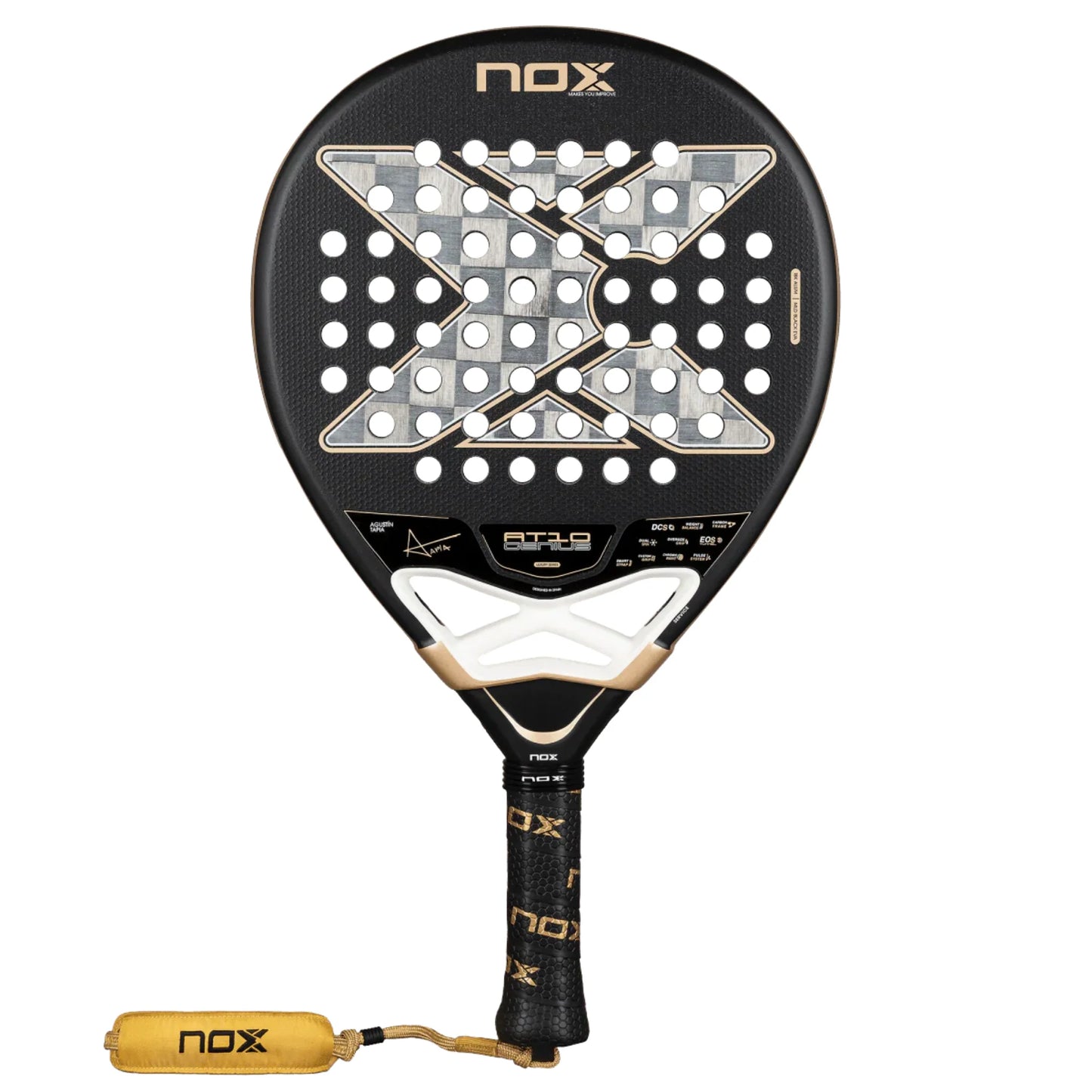 NOX AT10 Luxury Genius 18K Alum by Agustín Tapia 2026 Padel Racket
