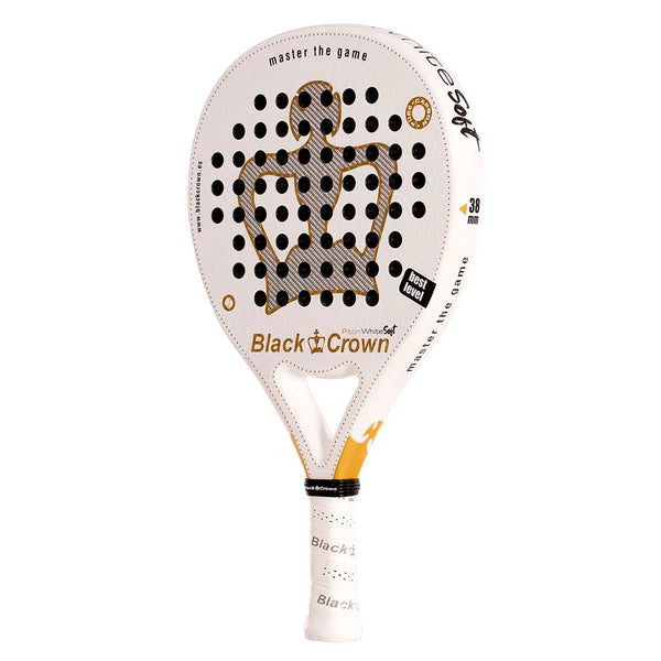 Black Crown Piton White Soft Padel Racket