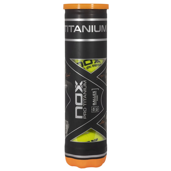 NOX Pro Titanium 4 Padel balls- Single Can