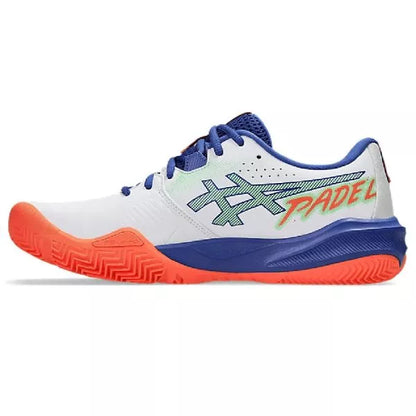 ASICS Challenger 15 Padel Men's Shoe - White & Vivid Coral