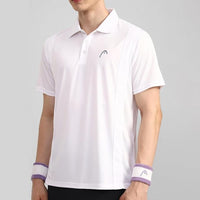 Head Club Tech Polo T-Shirt Men White