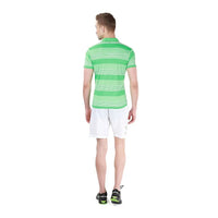 Head Mens Polo T - Shirt Green White