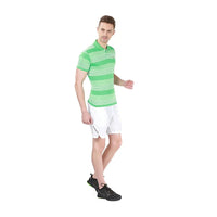 Head Mens Polo T - Shirt Green White
