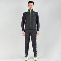 Head Mens Tracksuit Dark Grey, Neon Green