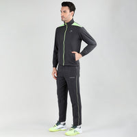 Head Mens Tracksuit Dark Grey, Neon Green