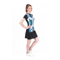 Head Mia T-Shirt Woman Black Sky blue Green