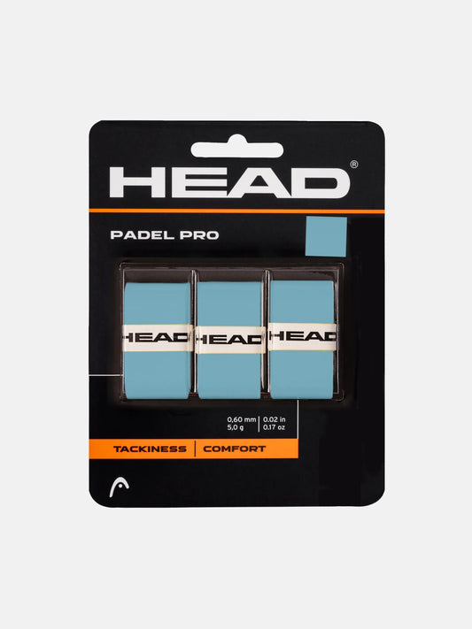 HEAD Padel Pro overgrip 3 pack blue