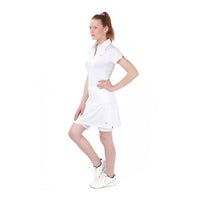 Head Perf Polo T-Shirt Woman White