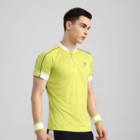 Head Play Tech T-Shirt Men Neon Green White