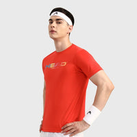 Head Rainbow T-Shirt Men Red