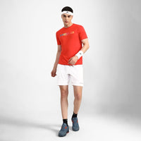 Head Rainbow T-Shirt Men Red