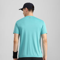 Head Rainbow T-Shirt Men Sea Green