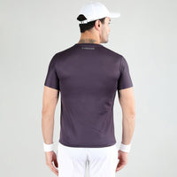 Head Round Neck Mens T-Shirt Purple