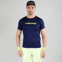 Head Round Neck T-Shirt M Navy