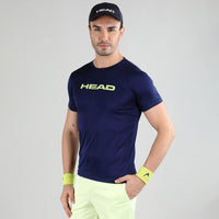 Head Round Neck T-Shirt M Navy