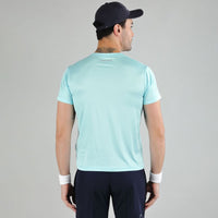 Head Round Neck T-Shirt Men Aqua