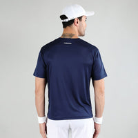 Head Round Neck T-Shirt Men Navy