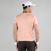 Head Round Neck T-Shirt Men Peach