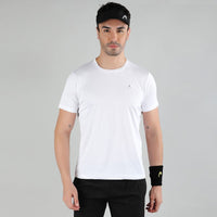 Head Round Neck T-Shirt Men White