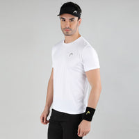 Head Round Neck T-Shirt Men White
