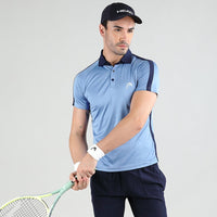 Head Slice Polo T-Shirt Men Air Force Blue & Navy