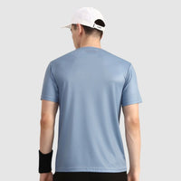 Head Top Spin T-Shirt Men Charcoal Orange White