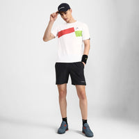 Head Top Spin T-Shirt Men White Red Green