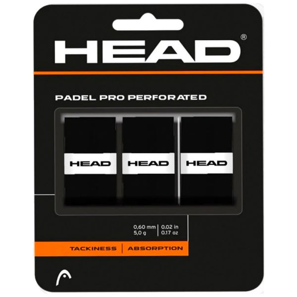 HEAD Overgrip Padel Pro- 3 Pack Black