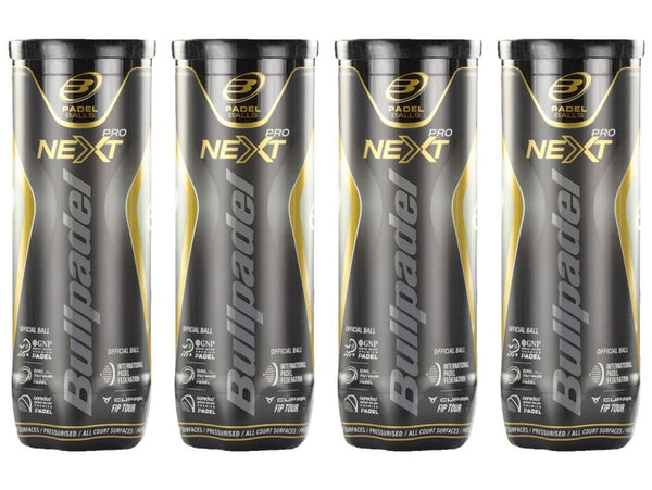 Bullpadel Next Pro Padel Balls- Pack of 4 Cans