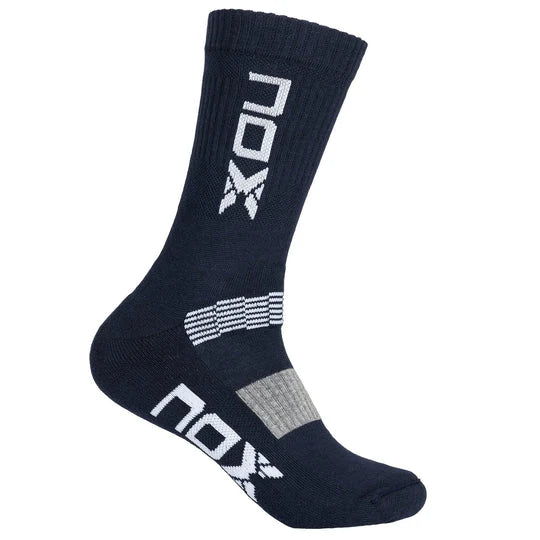 Nox Performance Crew Socks - Navy Blue White