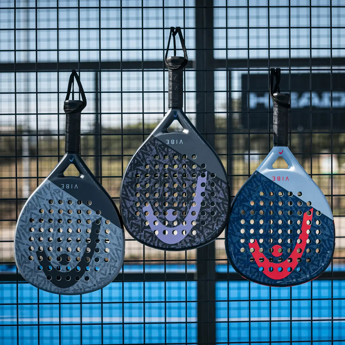 HEAD VIBE PADEL RACQUET BLUE & RED