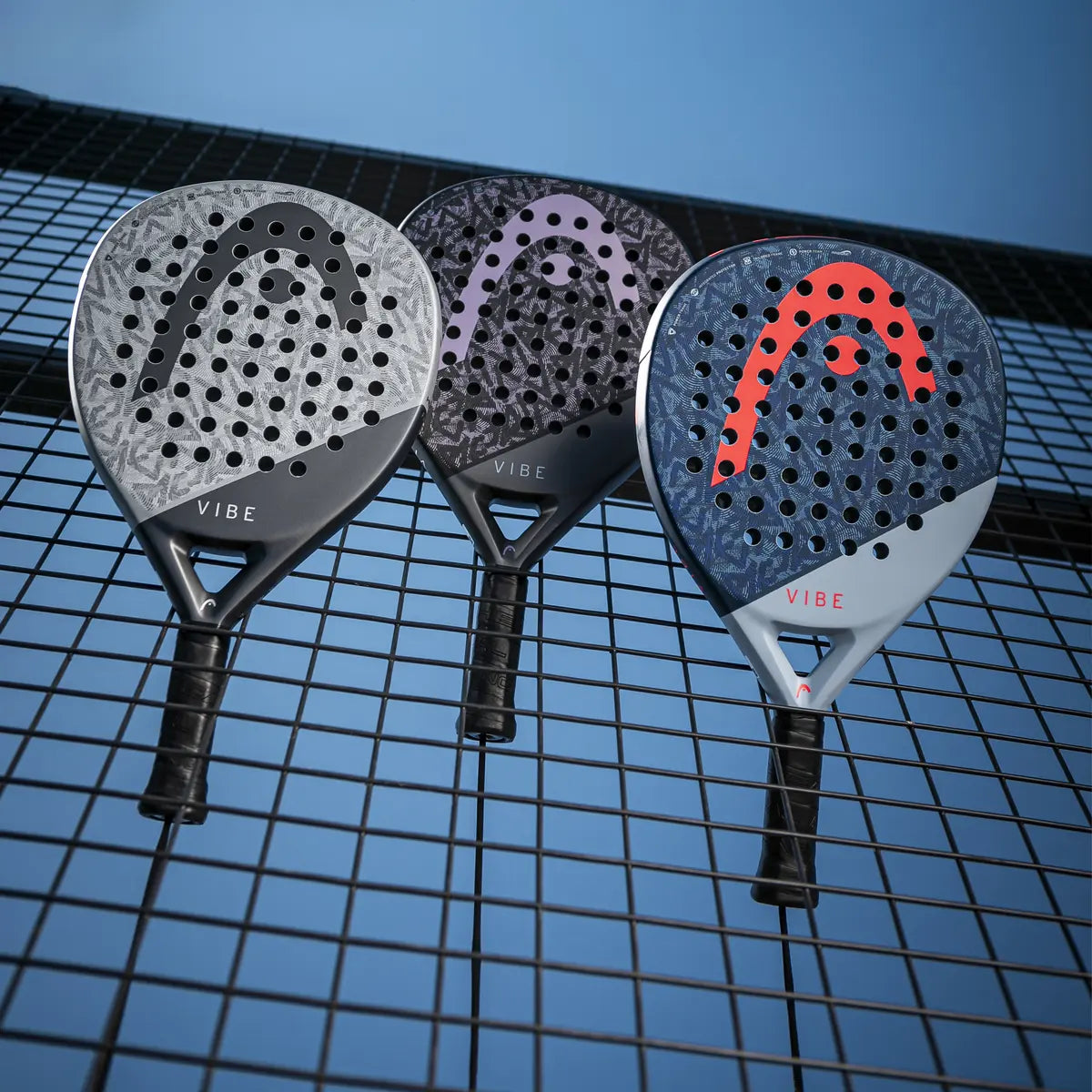 HEAD VIBE PADEL RACQUET GREY & BLACK